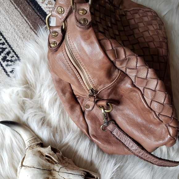 Civico 93 | Mohican Dome Woven Panel Satchel - Picture 3 of 10